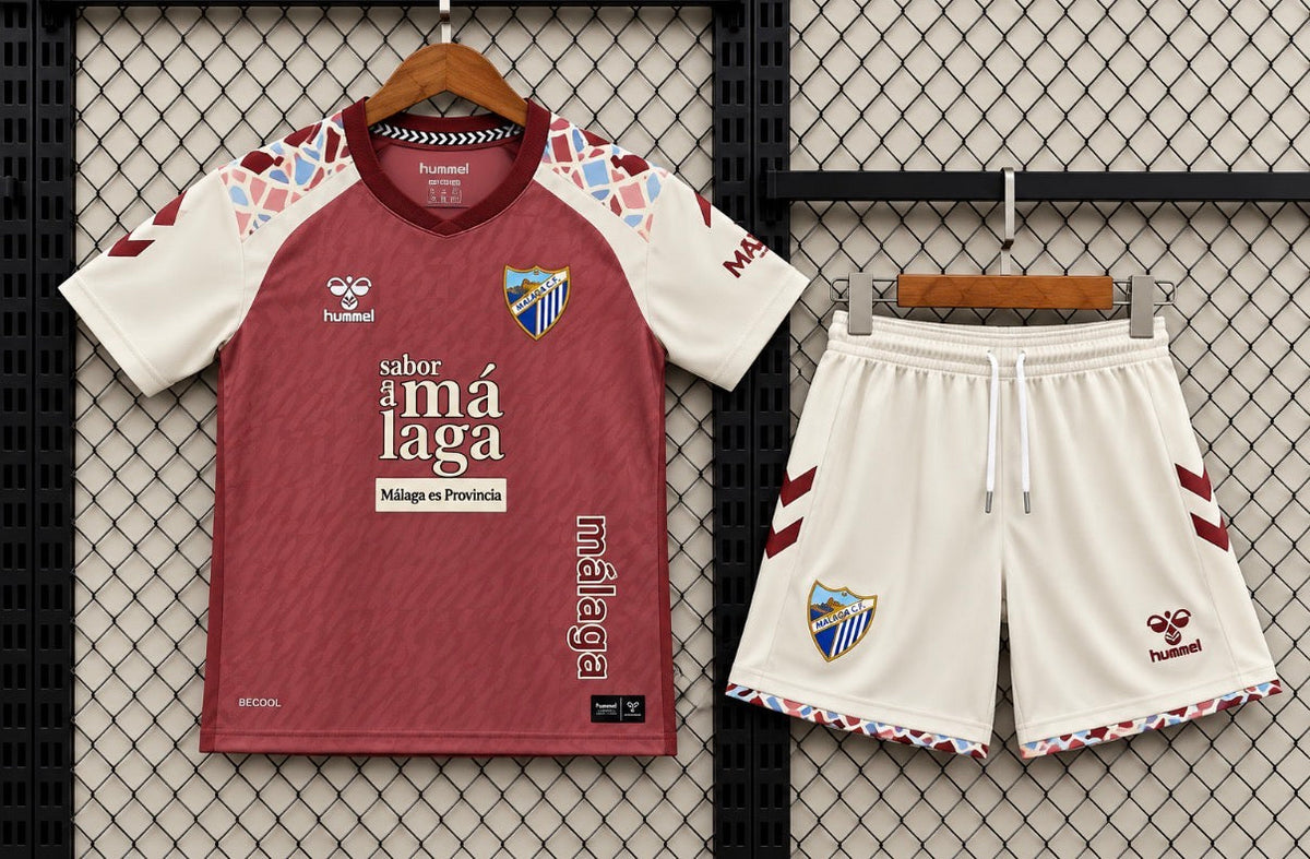 Kits Enfants Malaga CF 2026/27 Extérieur