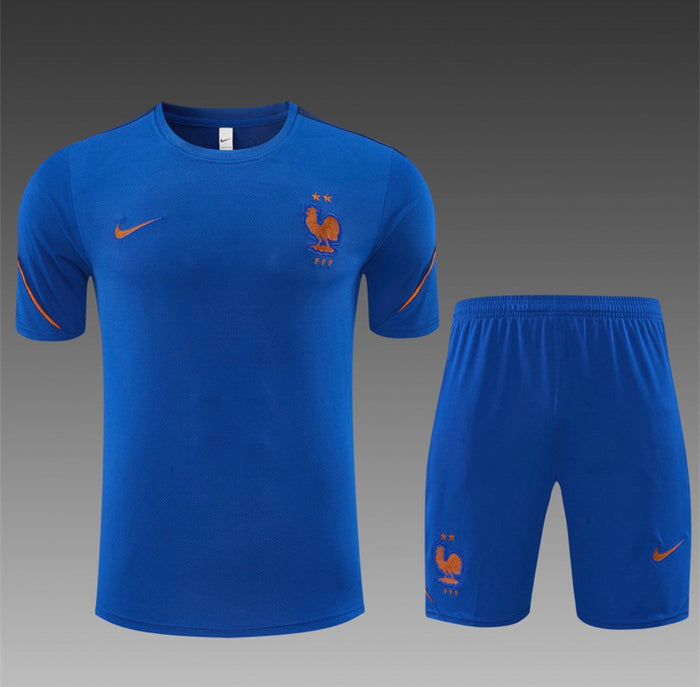 Ensemble Maillot + Short Équipe de France Entraînement Bleu 2026/27