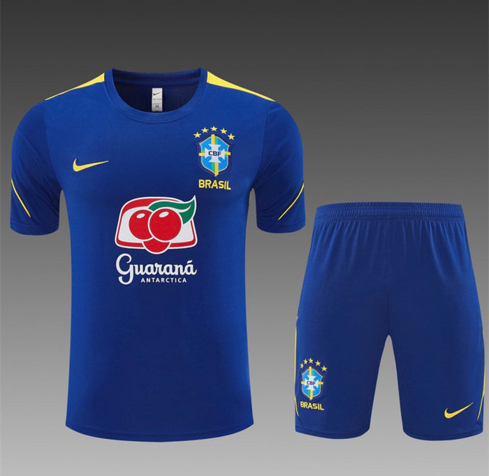 Ensemble Maillot + Short Brésil Entraînement Bleu Guaraná 2026/27